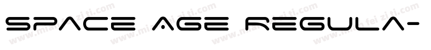 Space Age Regula字体转换